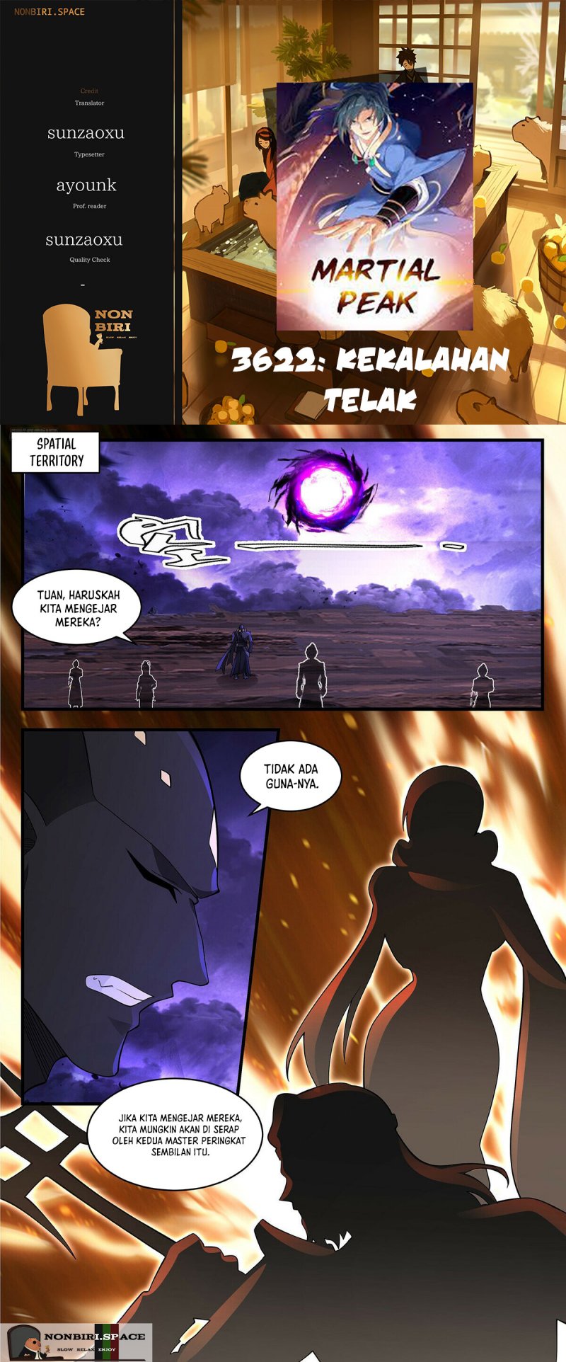 Martial Peak Chapter 3622 Bahasa Indonesia