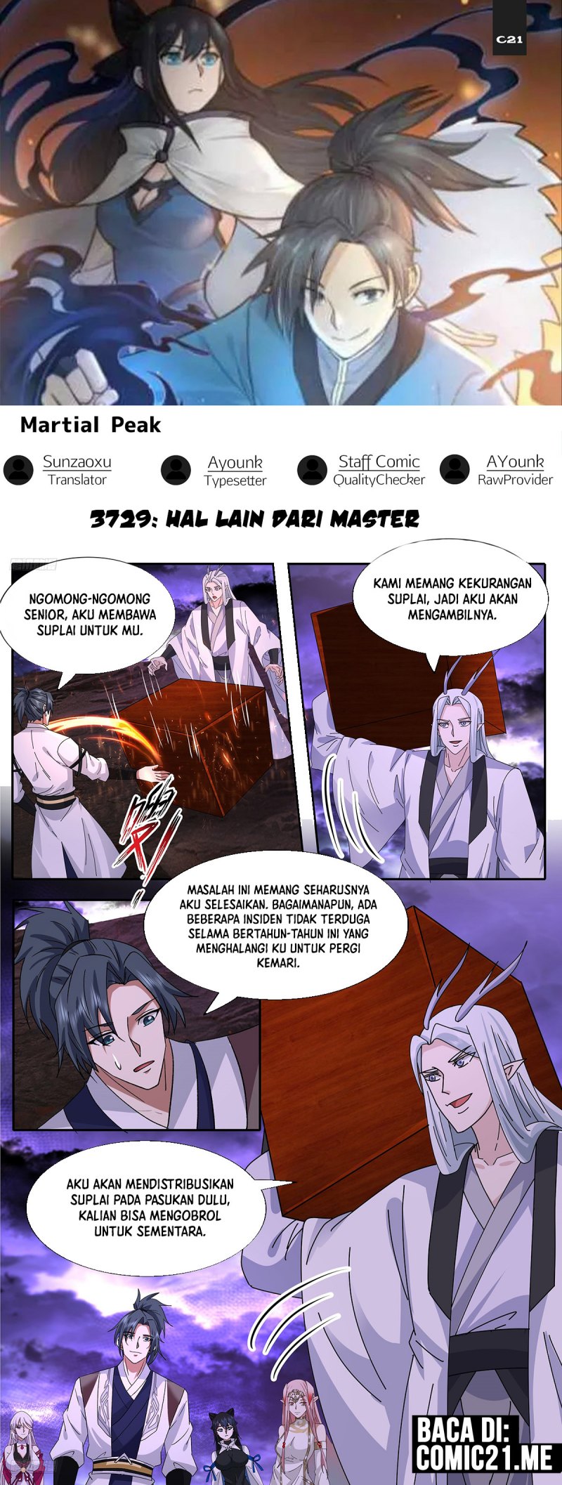 Martial Peak Chapter 3729 Bahasa Indonesia