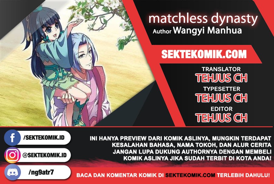 Matchless Dynasty Chapter 20 Bahasa Indonesia