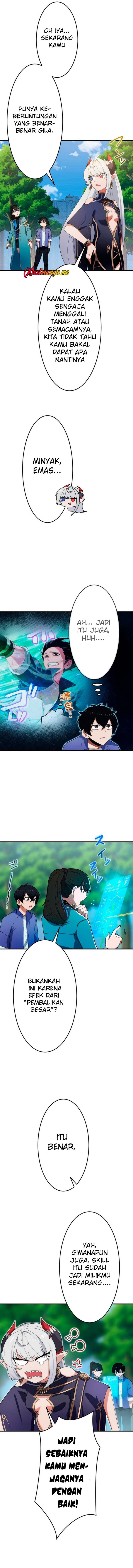 Maxed-Out Luck Overpower — The Unluckiest Adventurer Becomes the Strongest Through Reversed Stats! Chapter 04 Bahasa Indonesia