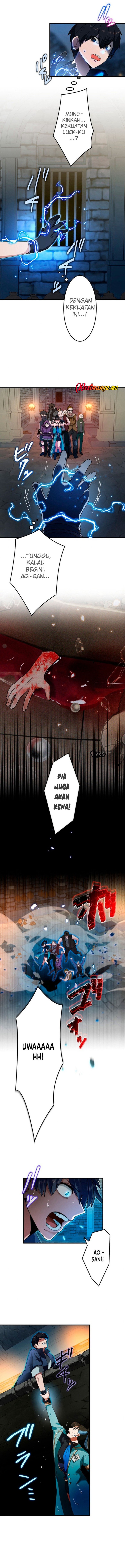 Maxed-Out Luck Overpower — The Unluckiest Adventurer Becomes the Strongest Through Reversed Stats! Chapter 04 Bahasa Indonesia