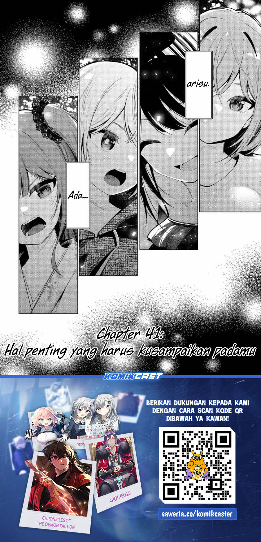 Mayonaka Heart Tune Chapter 41 Bahasa Indonesia