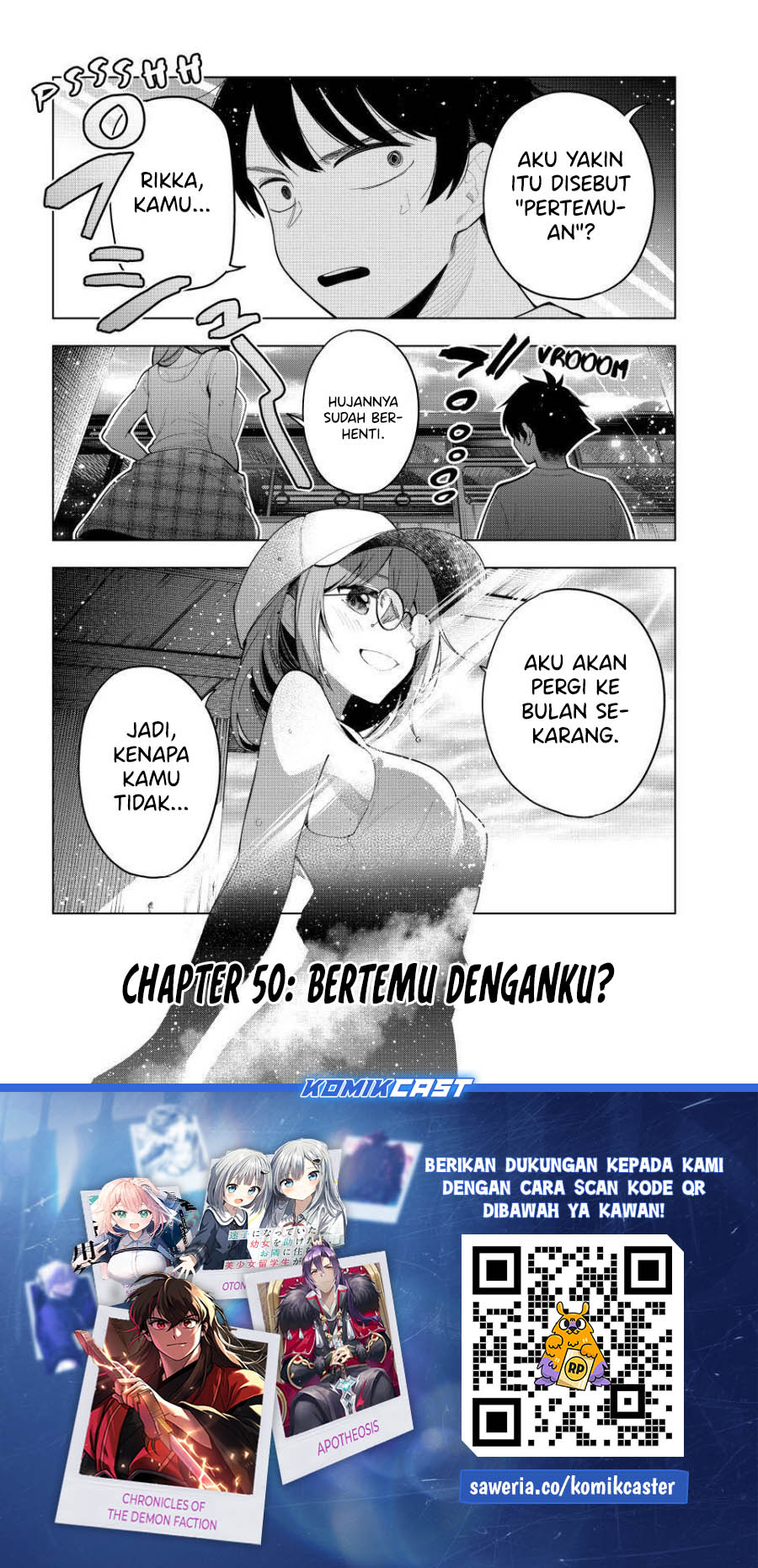 Mayonaka Heart Tune Chapter 50 Bahasa Indonesia