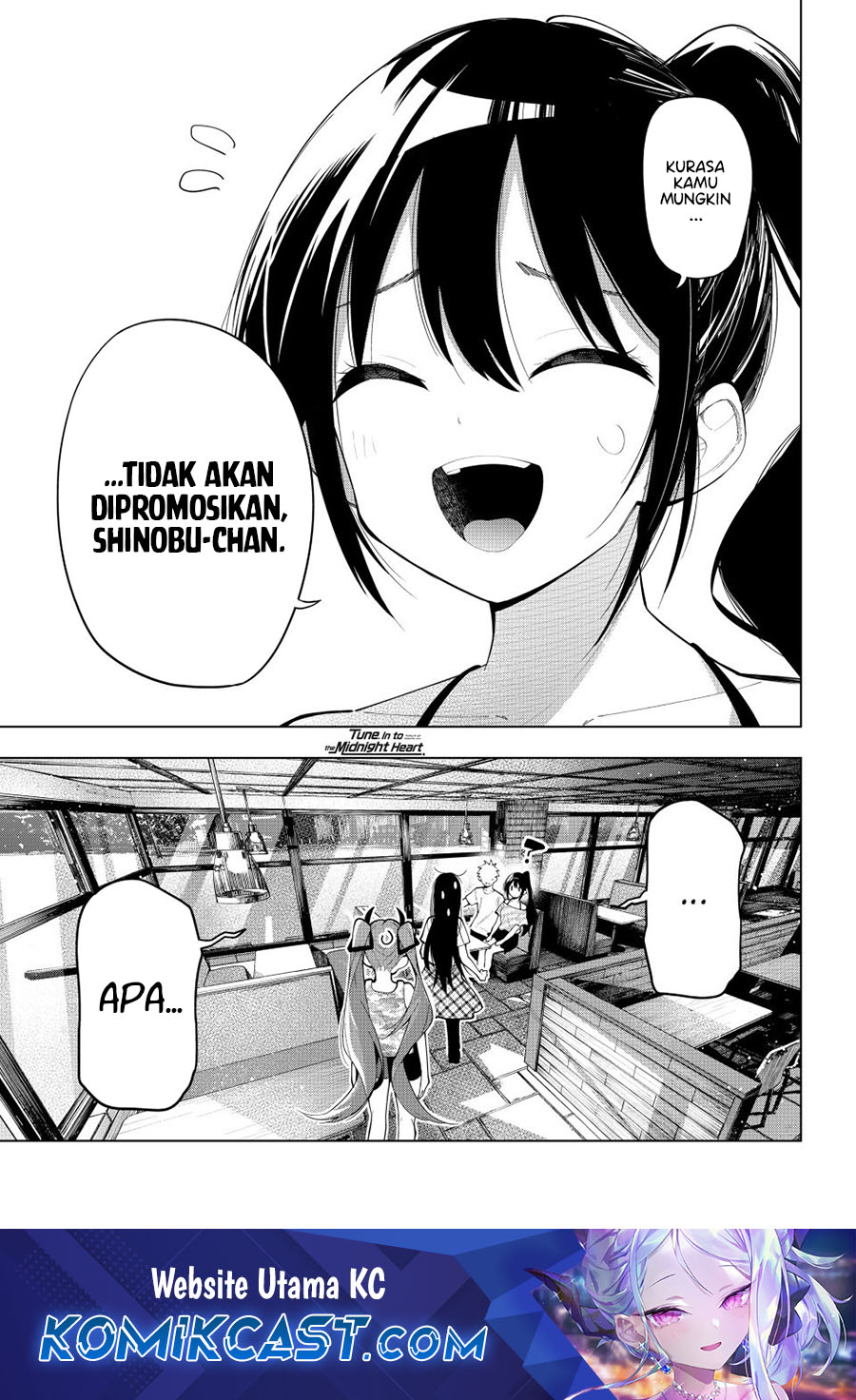 Mayonaka Heart Tune Chapter 76 Bahasa Indonesia