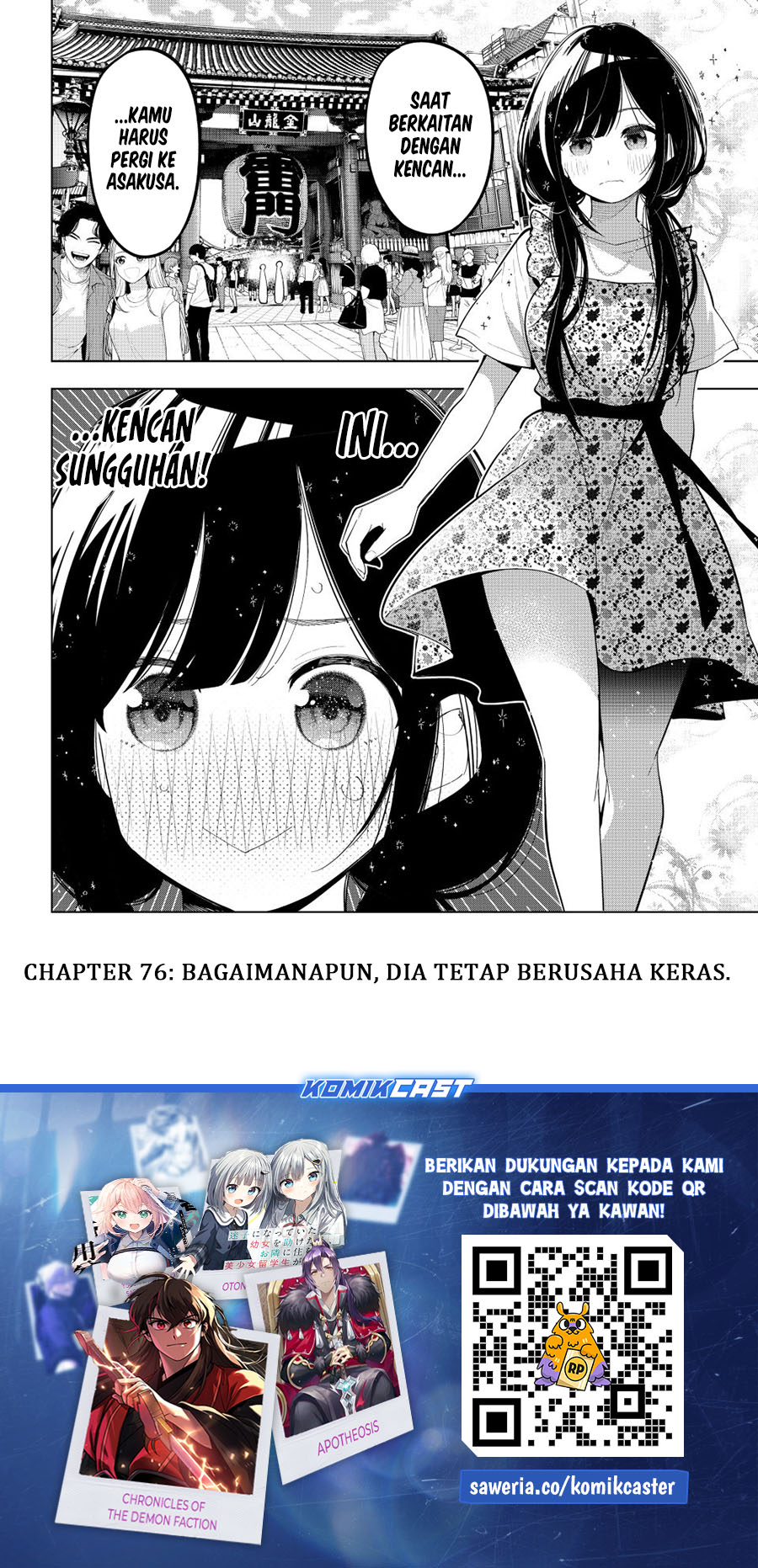 Mayonaka Heart Tune Chapter 76 Bahasa Indonesia