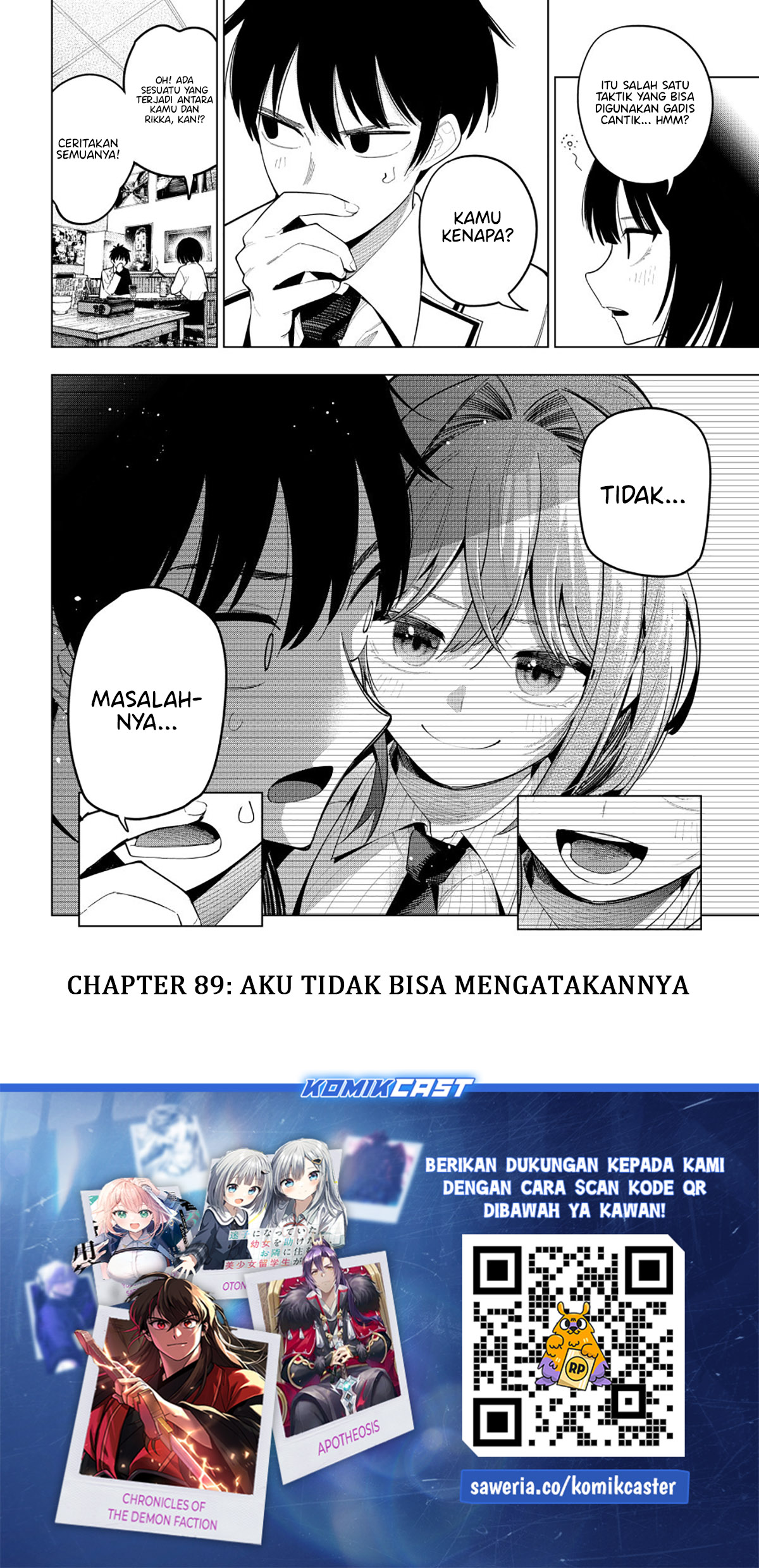Mayonaka Heart Tune chapter 89