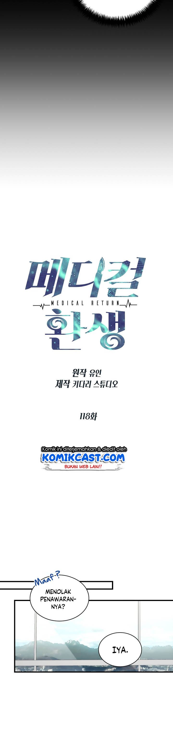 Medical Return Chapter 118 Bahasa Indonesia