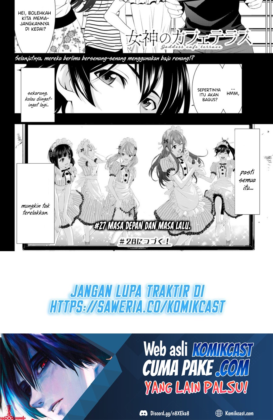 Megami no Kafeterasu (Goddess Café Terrace) Chapter 27 Bahasa Indonesia