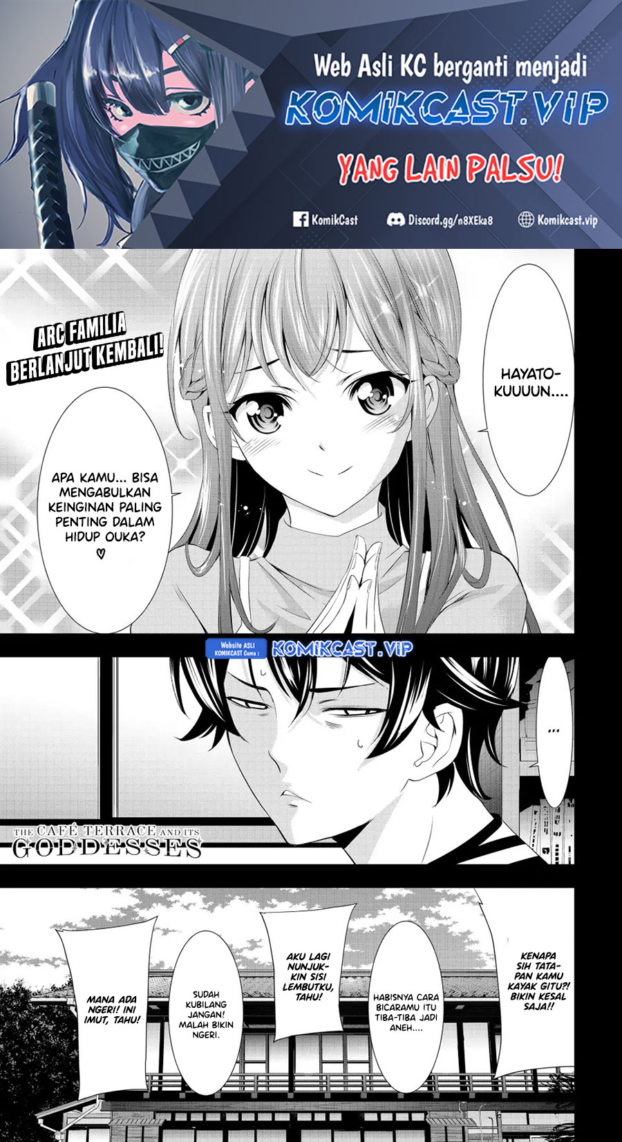 Megami no Kafeterasu (Goddess Café Terrace) Chapter 118 Bahasa Indonesia