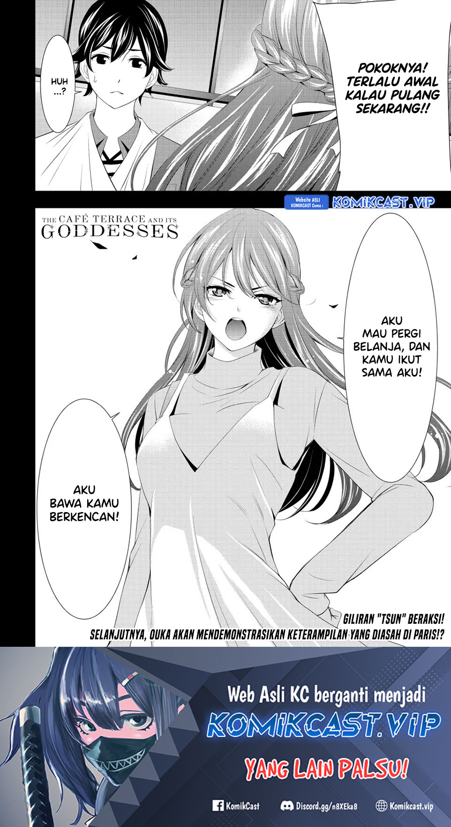 Megami no Kafeterasu (Goddess Café Terrace) Chapter 118 Bahasa Indonesia