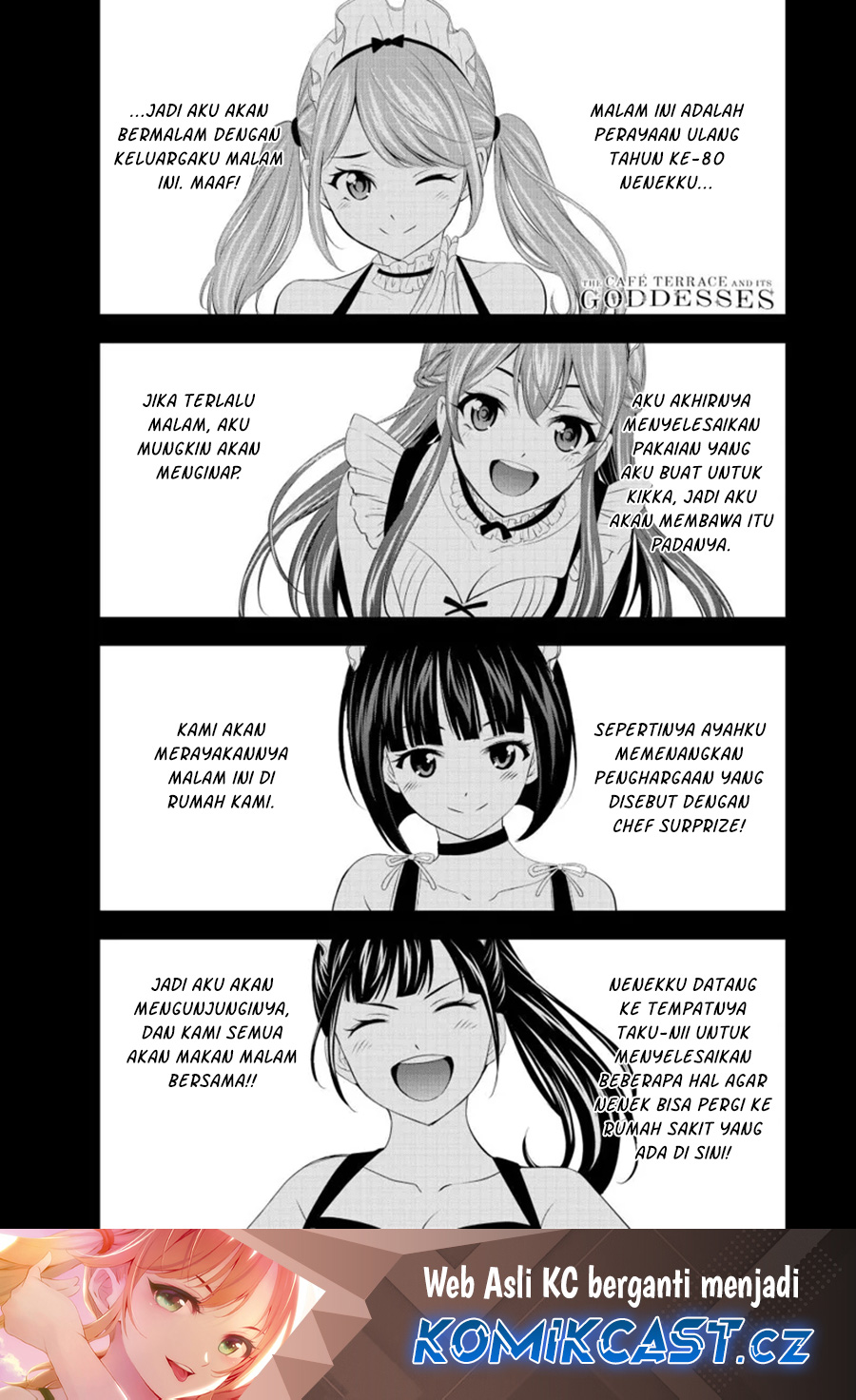 Dilarang COPAS - situs resmi www.mangacanblog.com - Komik megami no kafeterasu goddess cafe terrace 164 - chapter 164 165 Indonesia megami no kafeterasu goddess cafe terrace 164 - chapter 164 Terbaru 1|Baca Manga Komik Indonesia|Mangacan