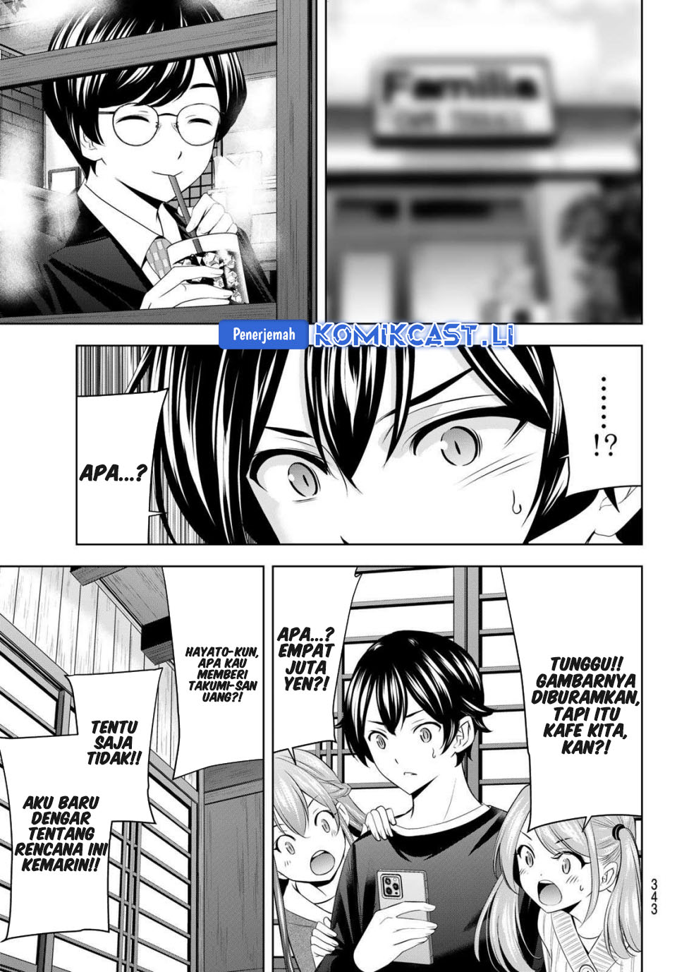 Megami no Kafeterasu (Goddess Café Terrace) Chapter 208 Bahasa Indonesia