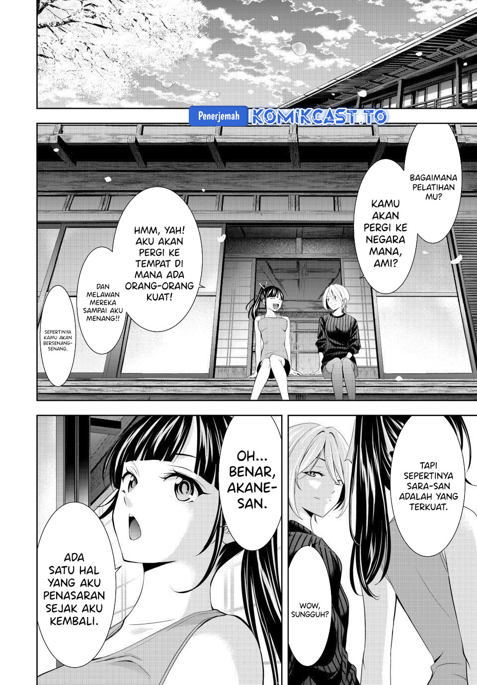 Megami no Kafeterasu (Goddess Café Terrace) Chapter 217 Bahasa Indonesia