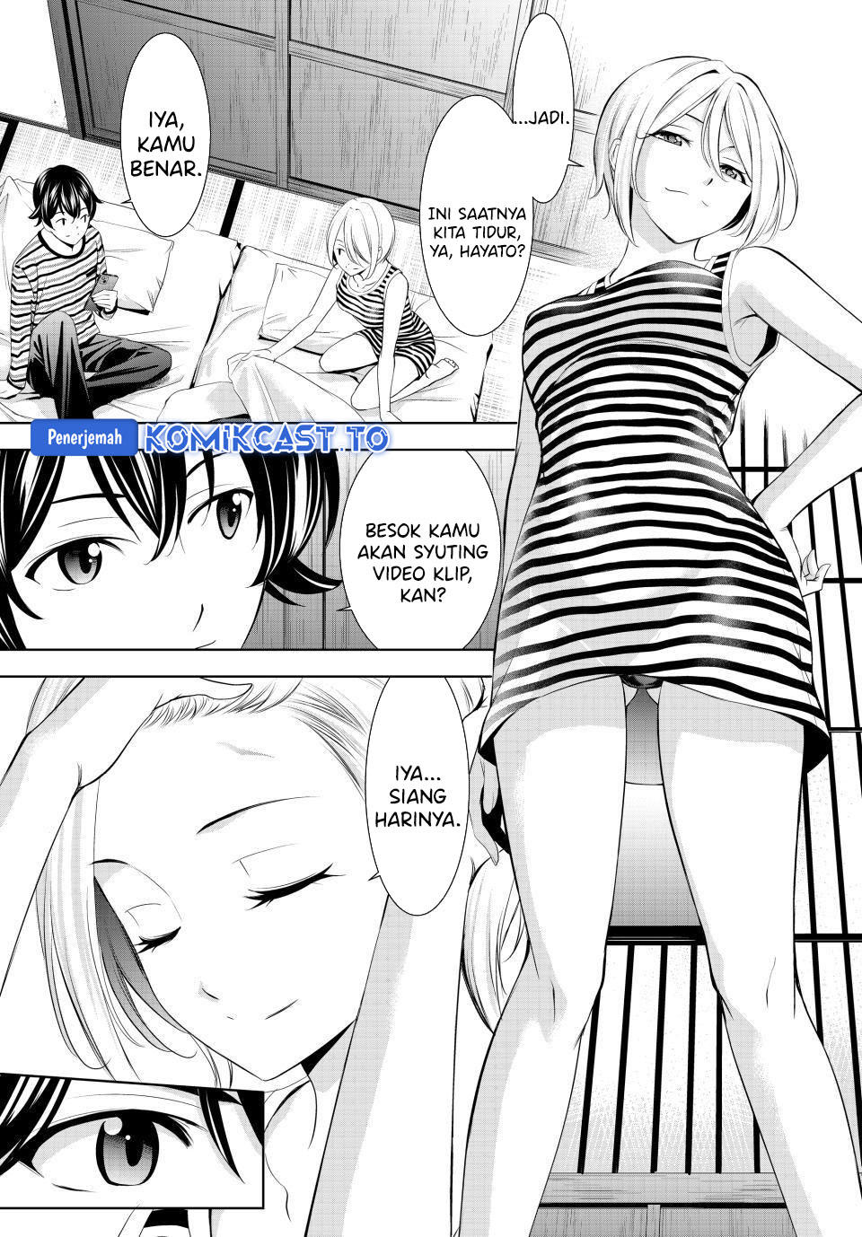 Megami no Kafeterasu (Goddess Café Terrace) Chapter 217 Bahasa Indonesia