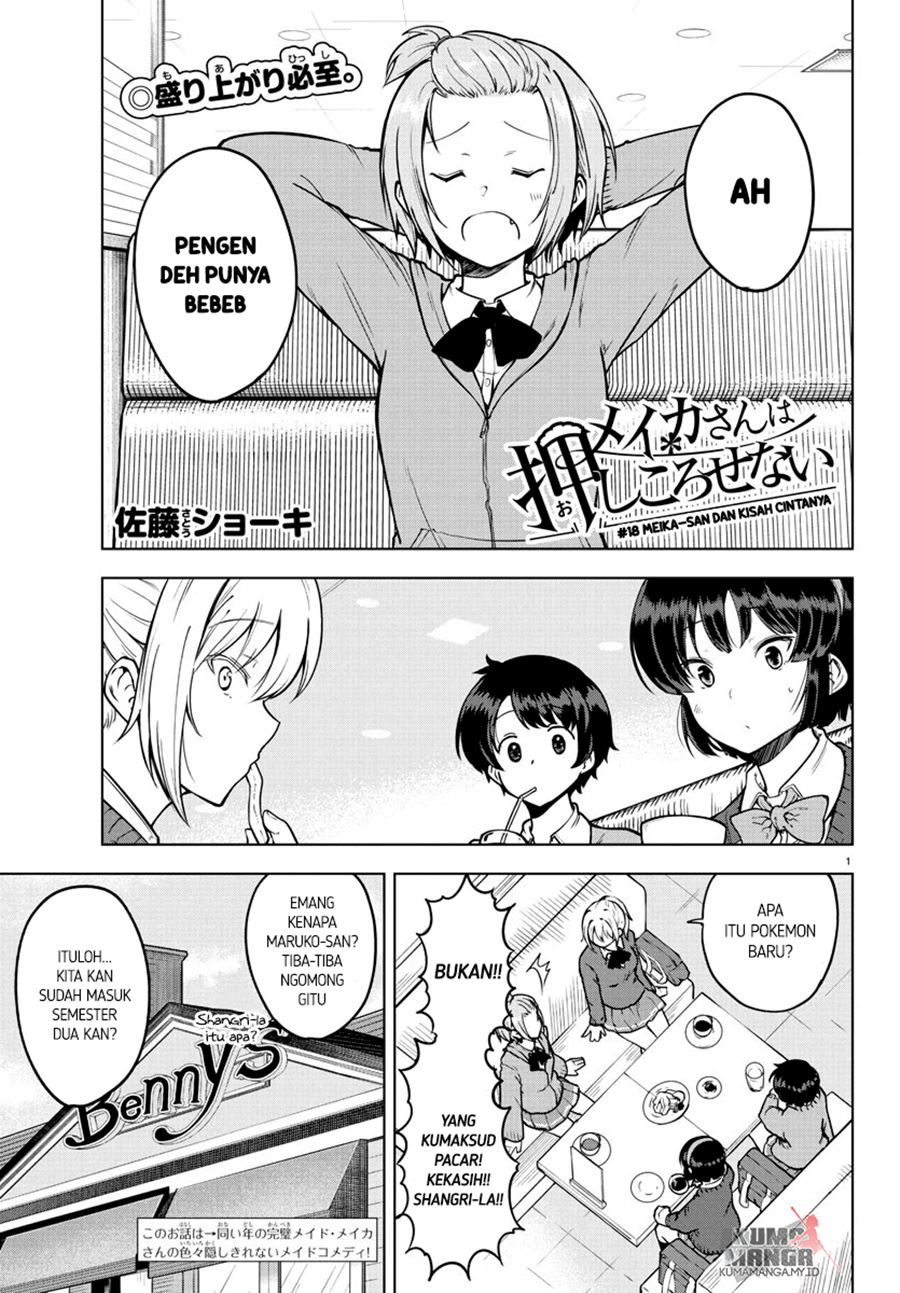 Meika-san Can’t Conceal Her Emotions Chapter 18 Bahasa Indonesia