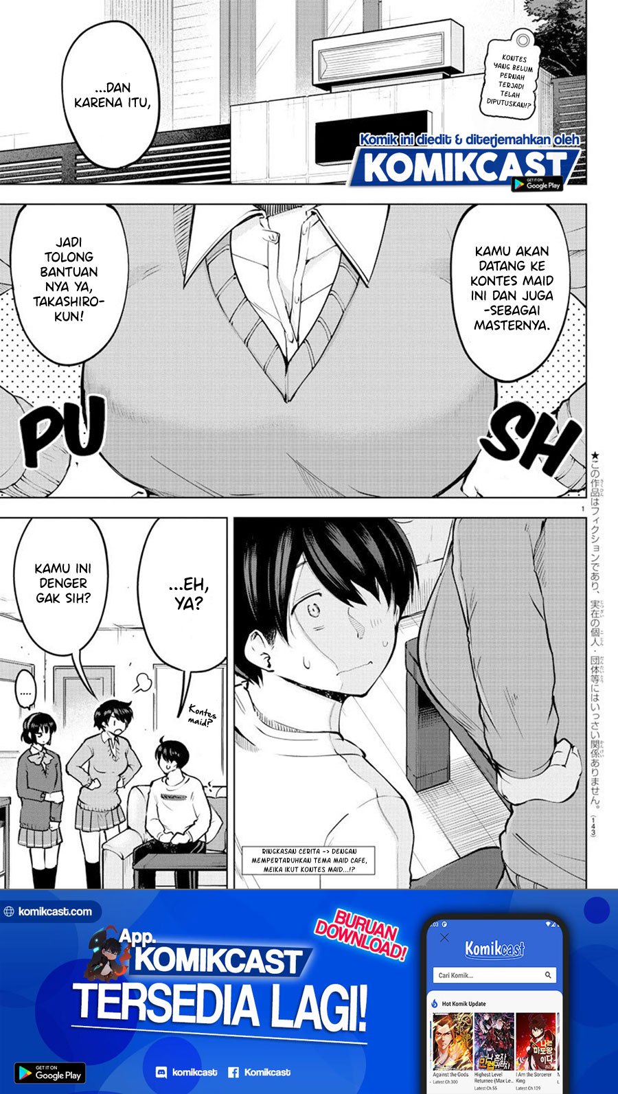 Meika-san Can’t Conceal Her Emotions Chapter 32 Bahasa Indonesia