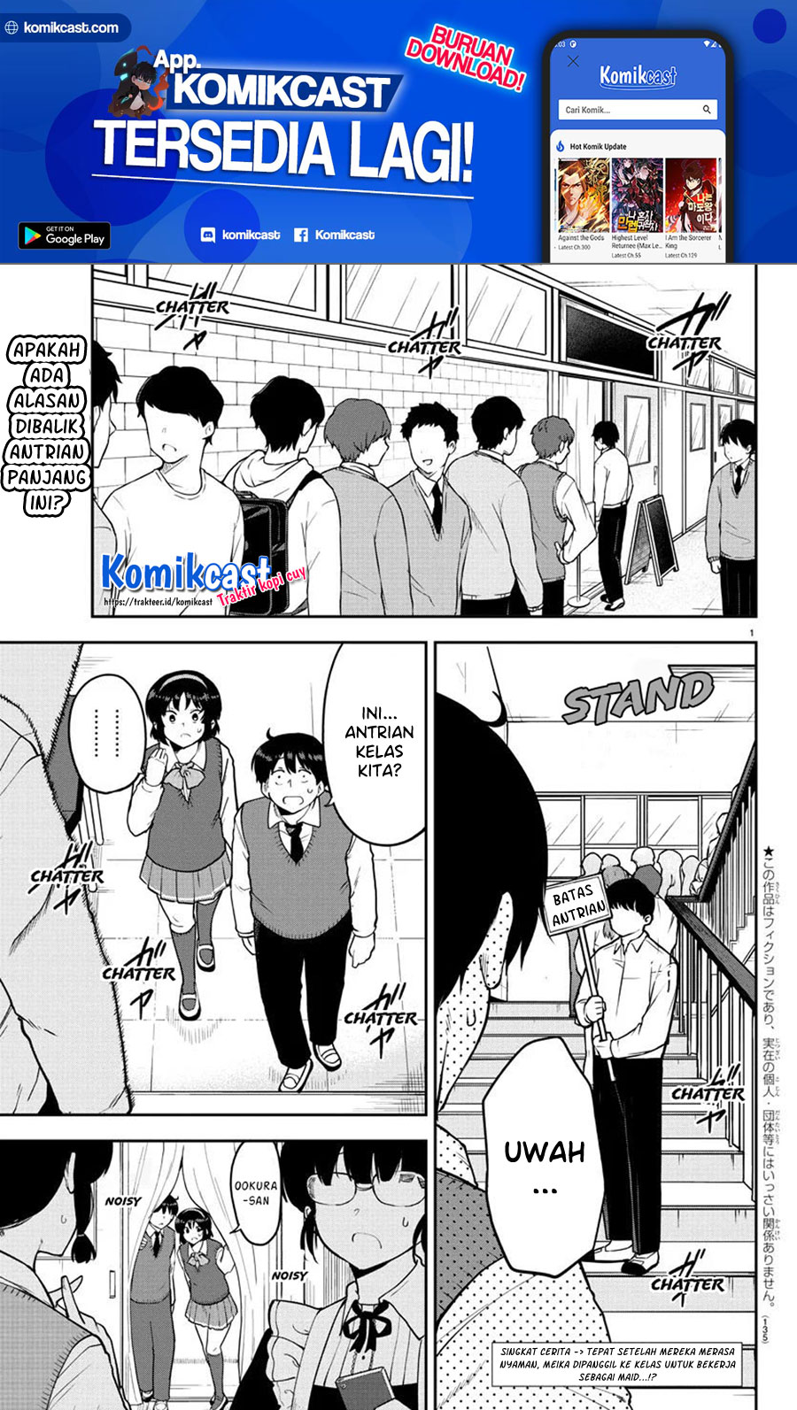 Meika-san Can’t Conceal Her Emotions Chapter 50 Bahasa Indonesia