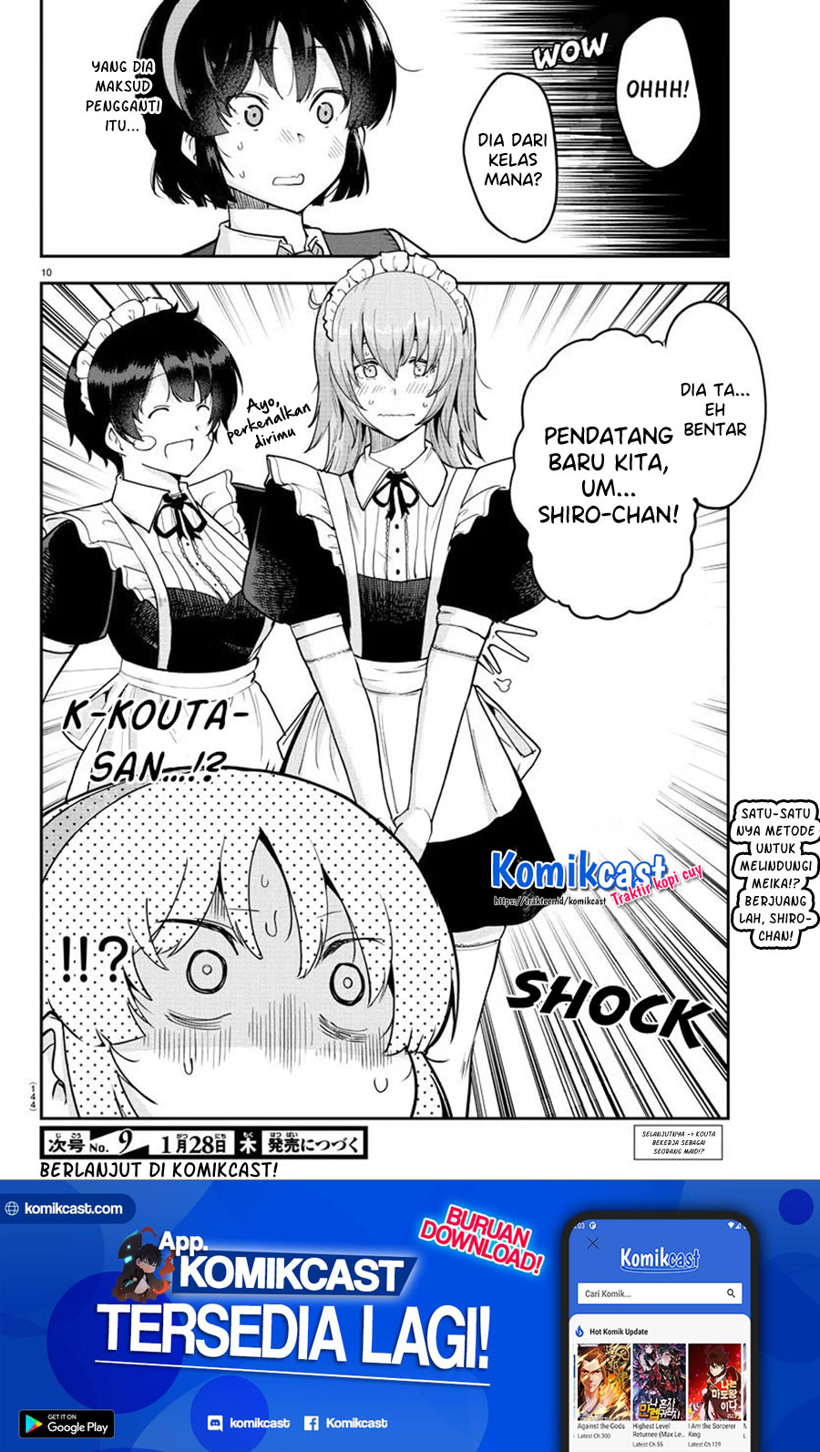 Meika-san Can’t Conceal Her Emotions Chapter 50 Bahasa Indonesia