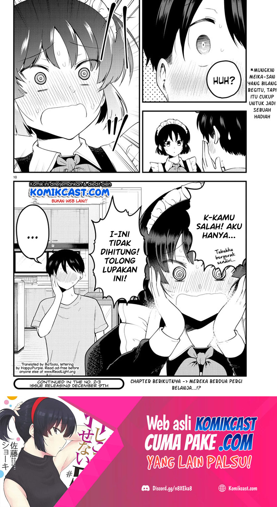 Meika-san Can’t Conceal Her Emotions Chapter 93 Bahasa Indonesia