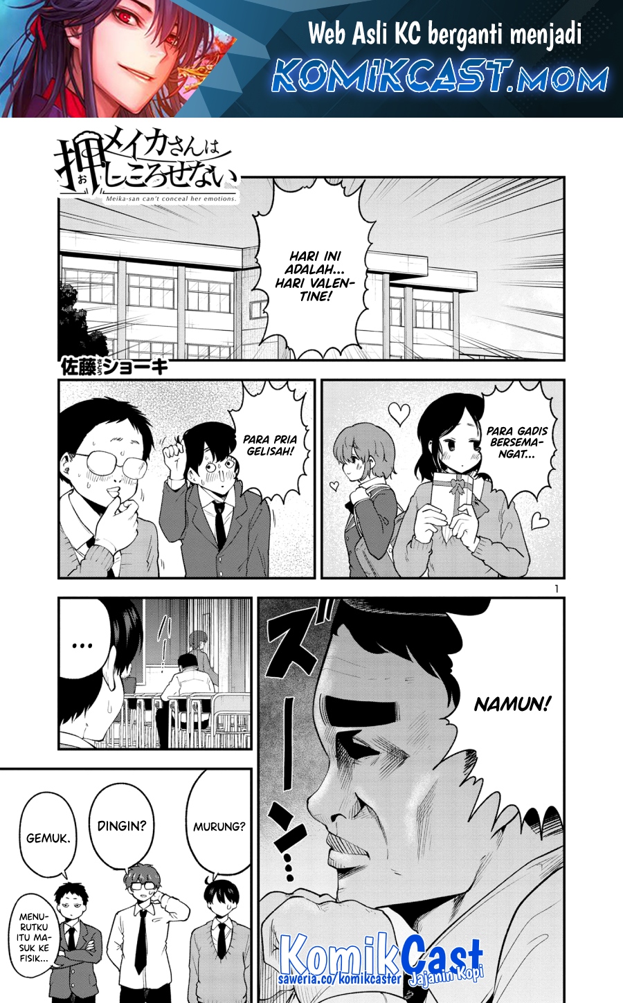 Meika-san Can’t Conceal Her Emotions Chapter 149 Bahasa Indonesia