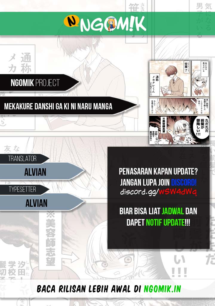Mekakure Danshi ga Ki ni Naru Chapter 02 Bahasa Indonesia