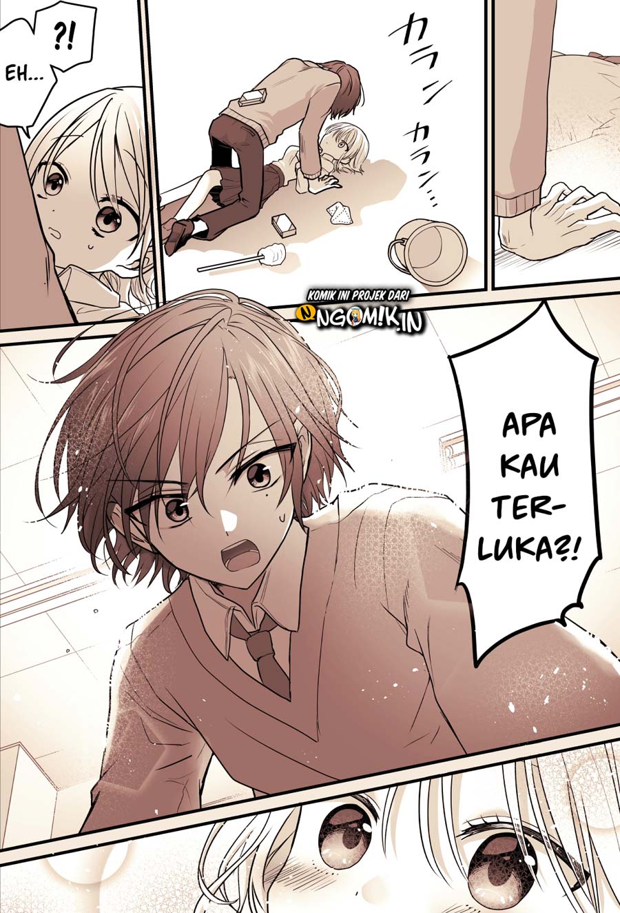 Mekakure Danshi ga Ki ni Naru Chapter 02 Bahasa Indonesia