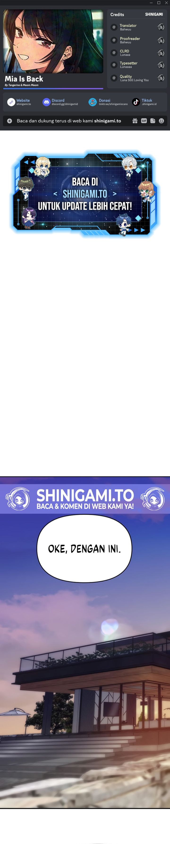 Mia Has Returned Chapter 05 Bahasa Indonesia