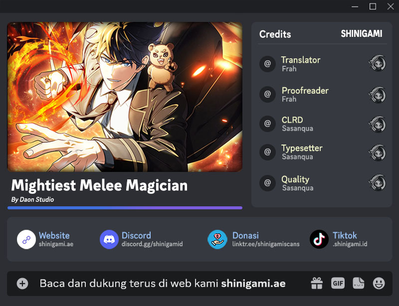 Mightiest Melee Magician Chapter 03 Bahasa Indonesia