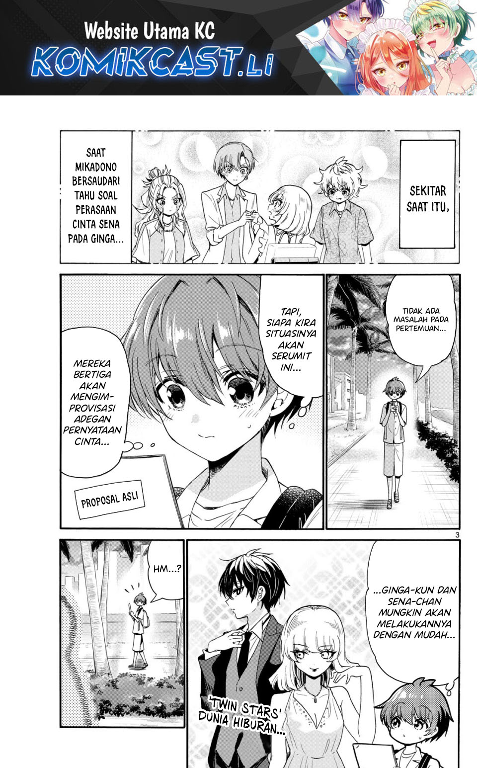 Mikadono Sanshimai wa Angai, Choroi Chapter 87 Bahasa Indonesia