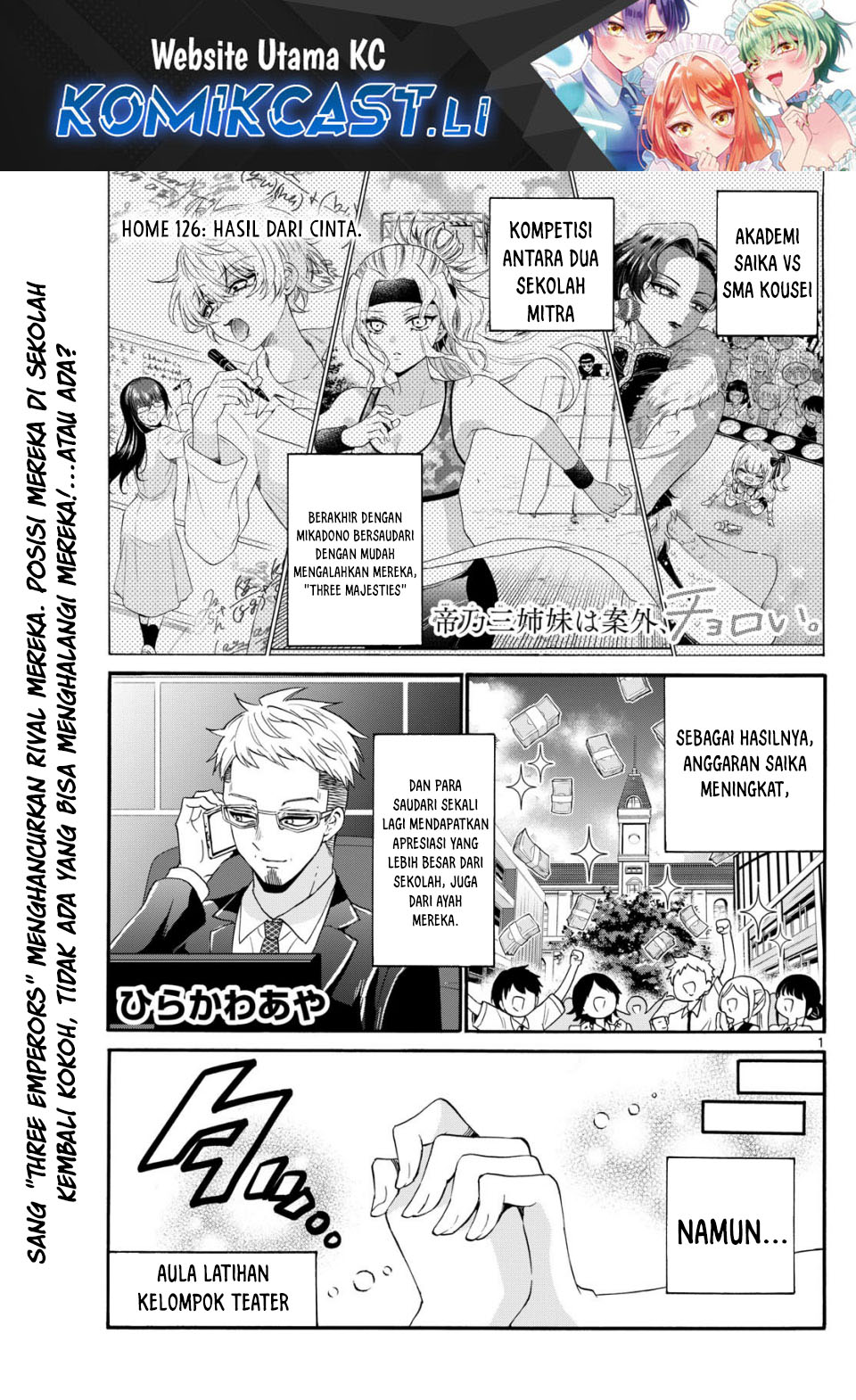 Dilarang COPAS - situs resmi www.mangacanblog.com - Komik mikadono sanshimai wa angai choroi 126 - chapter 126 127 Indonesia mikadono sanshimai wa angai choroi 126 - chapter 126 Terbaru 1|Baca Manga Komik Indonesia|Mangacan