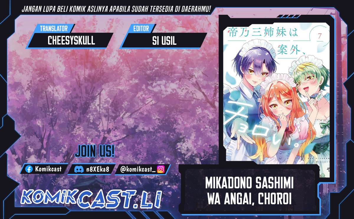 Mikadono Sanshimai wa Angai, Choroi Chapter 145 Bahasa Indonesia