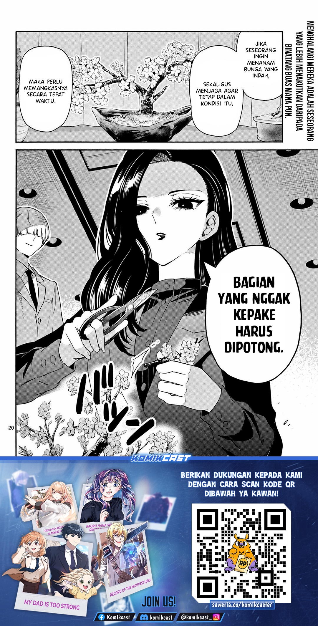 Mikadono Sanshimai wa Angai, Choroi Chapter 167 Bahasa Indonesia