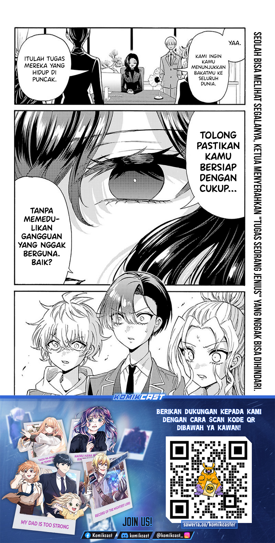 Mikadono Sanshimai wa Angai, Choroi Chapter 170 Bahasa Indonesia