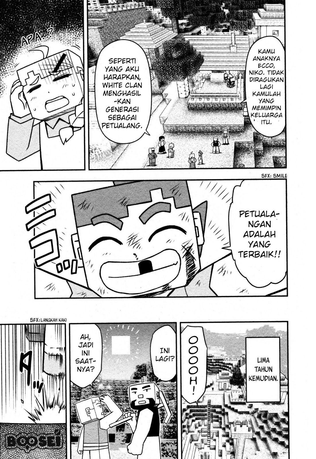 Minecraft: Sekai no Hate no Tabi Chapter 01 Bahasa Indonesia