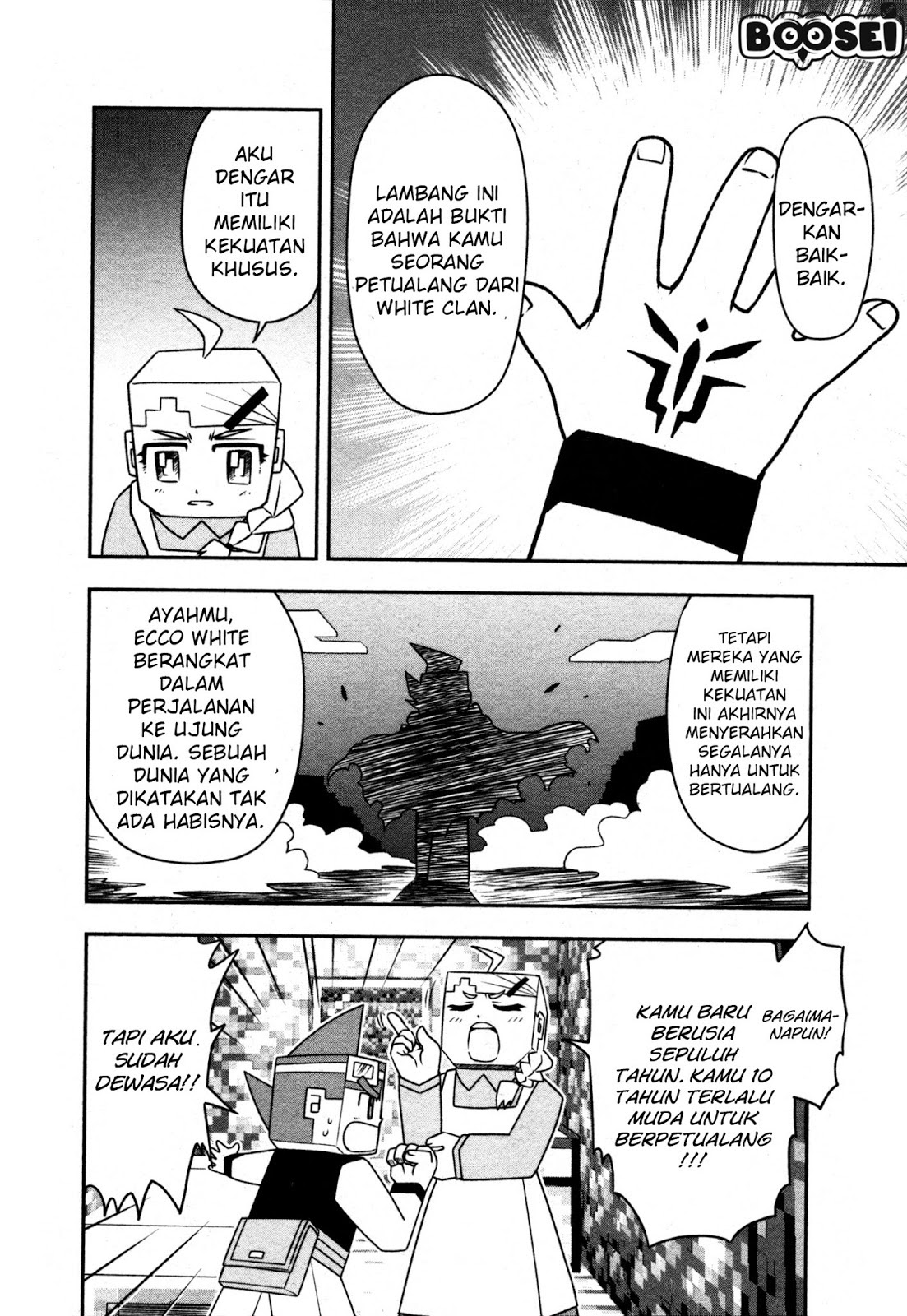 Minecraft: Sekai no Hate no Tabi Chapter 01 Bahasa Indonesia