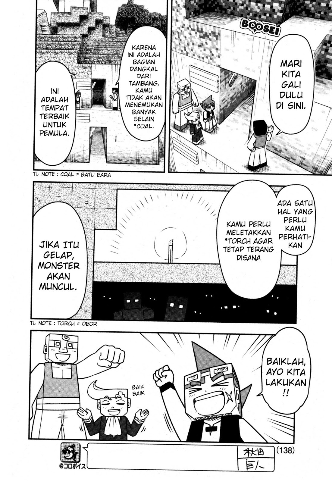 Minecraft: Sekai no Hate no Tabi Chapter 01 Bahasa Indonesia