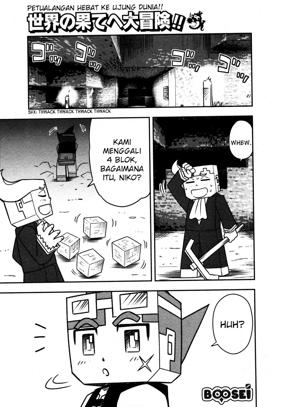 Minecraft: Sekai no Hate no Tabi Chapter 01 Bahasa Indonesia
