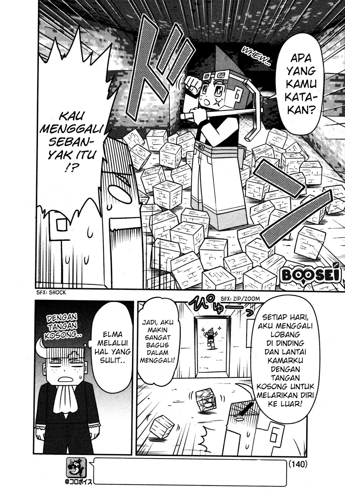 Minecraft: Sekai no Hate no Tabi Chapter 01 Bahasa Indonesia