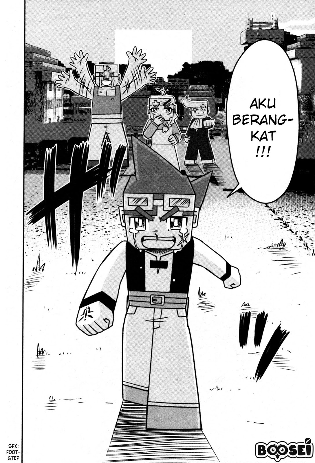 Minecraft: Sekai no Hate no Tabi Chapter 01 Bahasa Indonesia