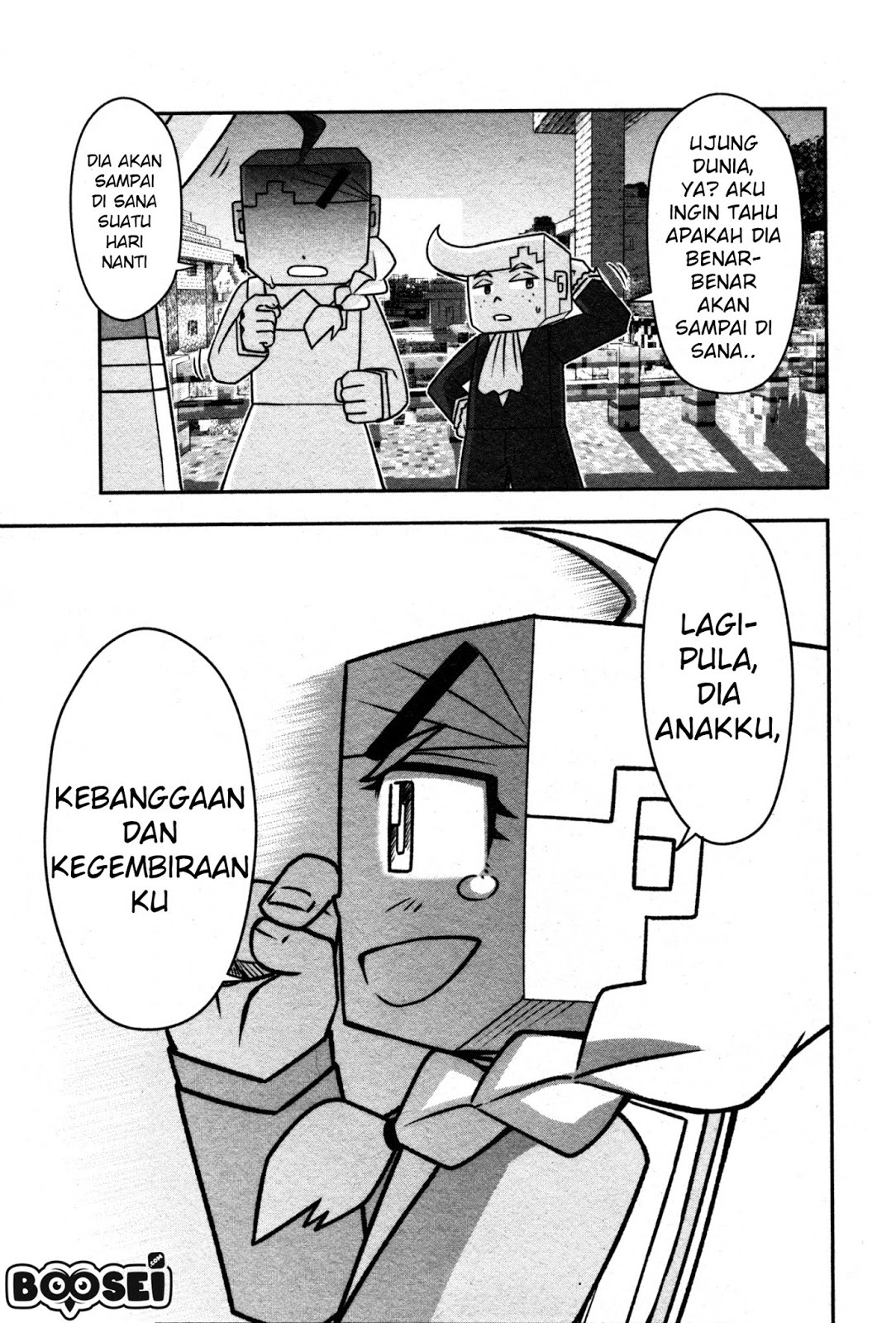 Minecraft: Sekai no Hate no Tabi Chapter 01 Bahasa Indonesia