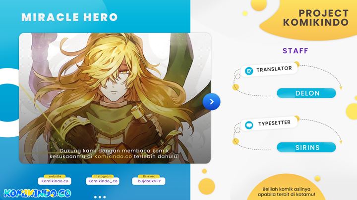 Miracle Hero! Chapter 18 Bahasa Indonesia