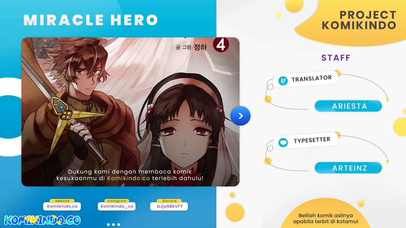 Miracle Hero! Chapter 70 Bahasa Indonesia