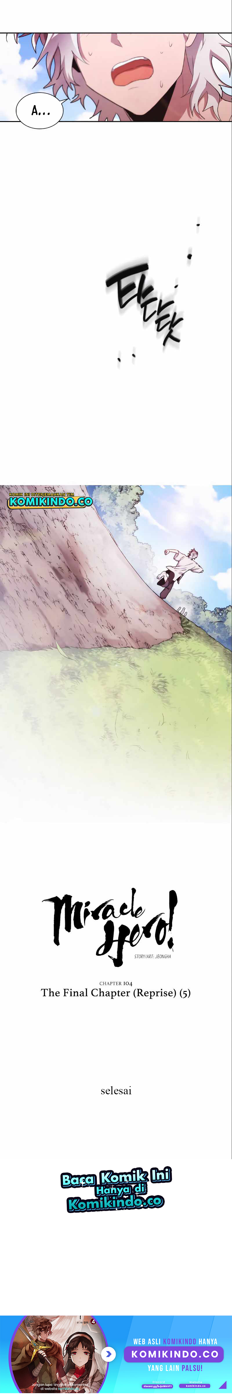 Miracle Hero! Chapter 104 Bahasa Indonesia