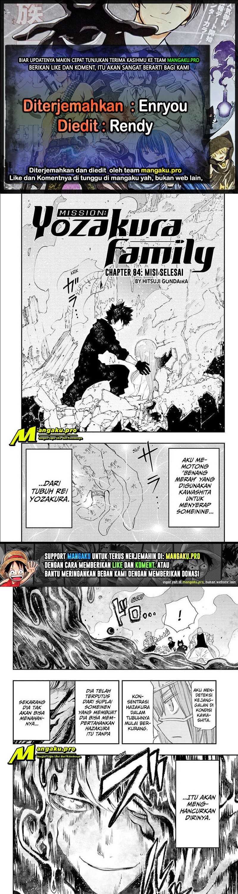 Dilarang COPAS - situs resmi www.mangacanblog.com - Komik mission yozakura family 084 - chapter 84 85 Indonesia mission yozakura family 084 - chapter 84 Terbaru 0|Baca Manga Komik Indonesia|Mangacan