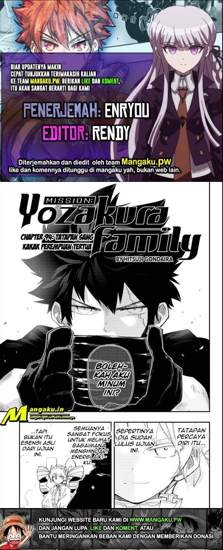 Dilarang COPAS - situs resmi www.mangacanblog.com - Komik mission yozakura family 094 - chapter 94 95 Indonesia mission yozakura family 094 - chapter 94 Terbaru 0|Baca Manga Komik Indonesia|Mangacan