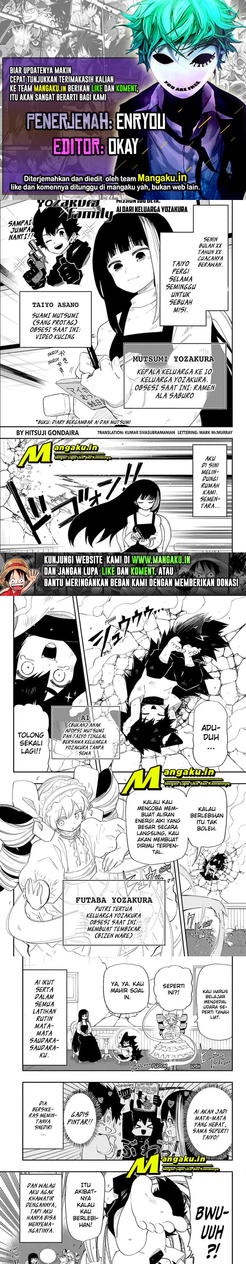 Dilarang COPAS - situs resmi www.mangacanblog.com - Komik mission yozakura family 100.5 - chapter 100.5 101.5 Indonesia mission yozakura family 100.5 - chapter 100.5 Terbaru 0|Baca Manga Komik Indonesia|Mangacan