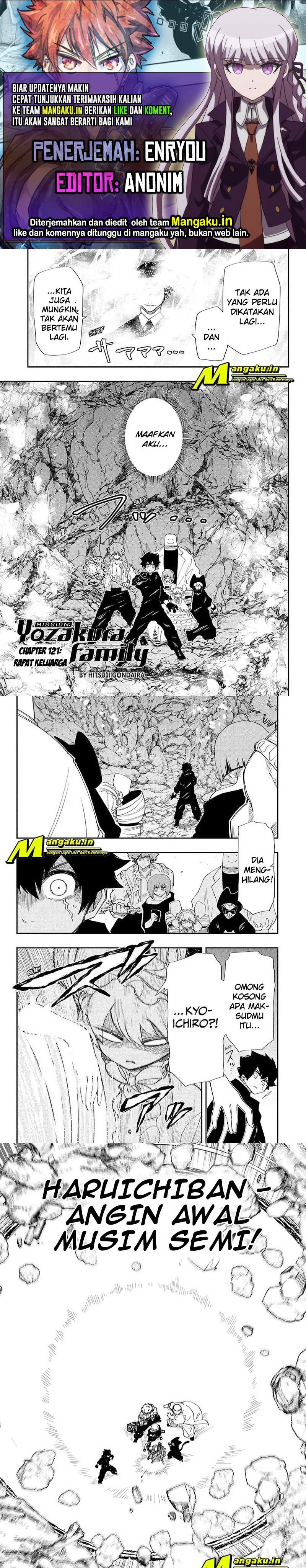 Dilarang COPAS - situs resmi www.mangacanblog.com - Komik mission yozakura family 121 - chapter 121 122 Indonesia mission yozakura family 121 - chapter 121 Terbaru 0|Baca Manga Komik Indonesia|Mangacan