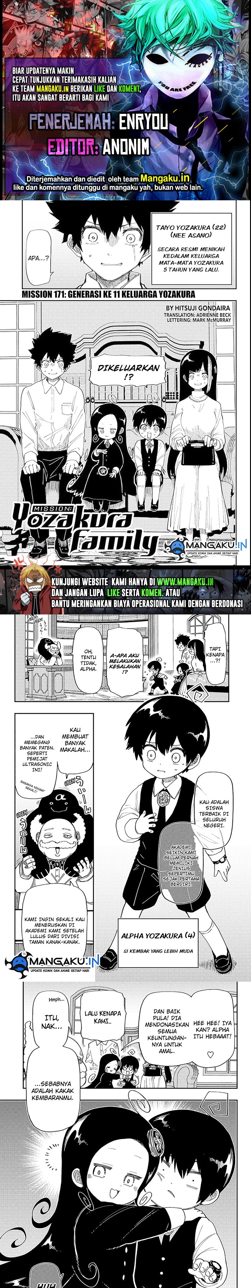 Dilarang COPAS - situs resmi www.mangacanblog.com - Komik mission yozakura family 171 - chapter 171 172 Indonesia mission yozakura family 171 - chapter 171 Terbaru 0|Baca Manga Komik Indonesia|Mangacan