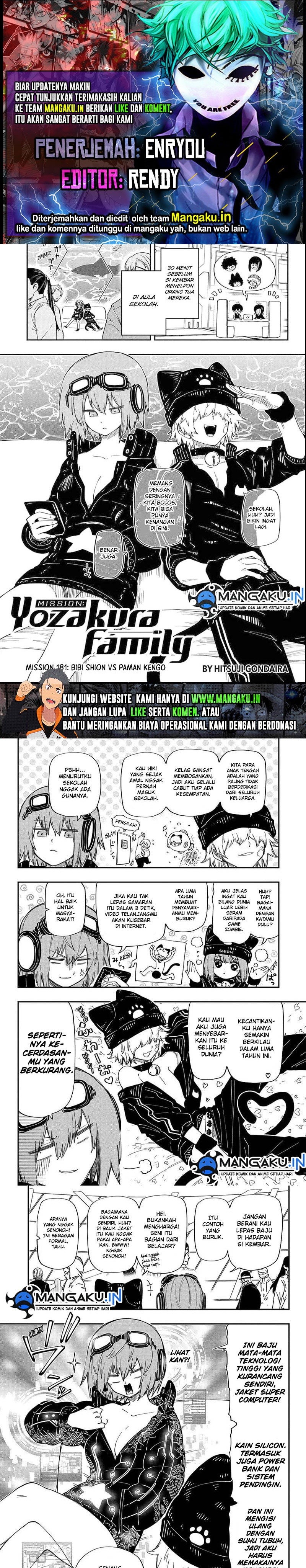 Dilarang COPAS - situs resmi www.mangacanblog.com - Komik mission yozakura family 181 - chapter 181 182 Indonesia mission yozakura family 181 - chapter 181 Terbaru 0|Baca Manga Komik Indonesia|Mangacan