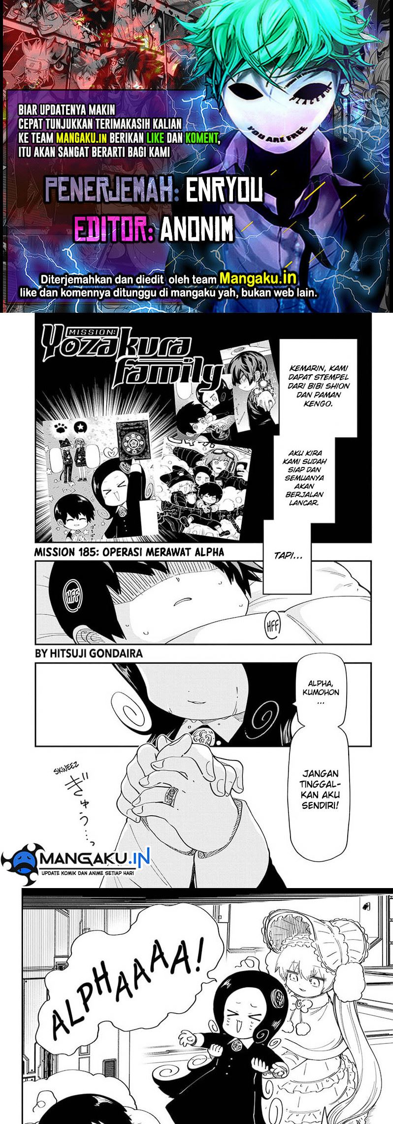 Dilarang COPAS - situs resmi www.mangacanblog.com - Komik mission yozakura family 185 - chapter 185 186 Indonesia mission yozakura family 185 - chapter 185 Terbaru 0|Baca Manga Komik Indonesia|Mangacan